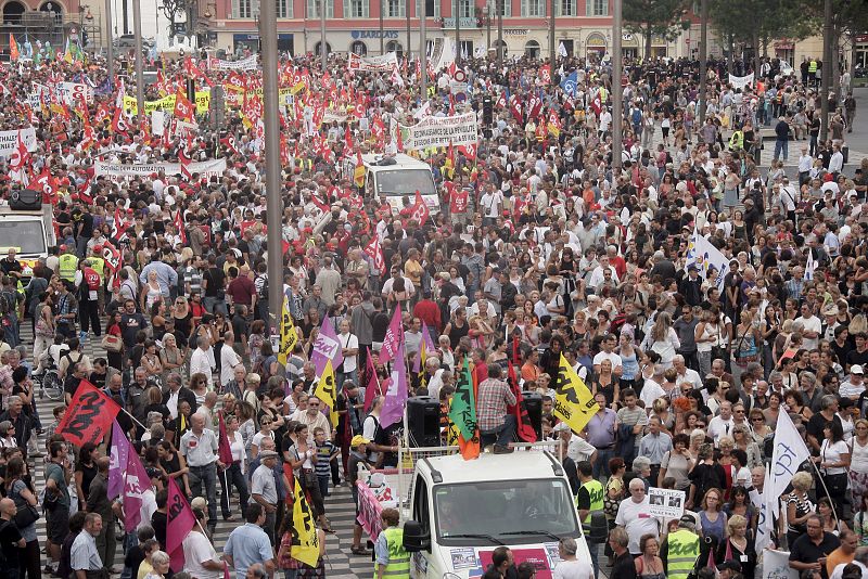 Huelga general en Francia