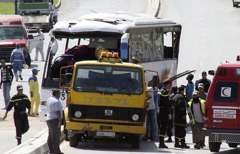 ACCIDENTE EN MARRUECOS DE AUTOBÚS