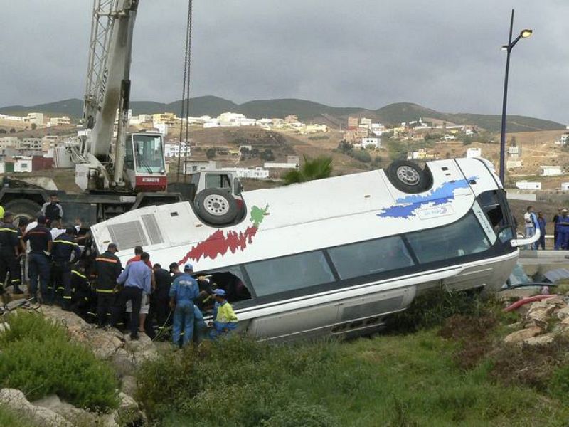 ACCIDENTE EN MARRUECOS DE AUTOBÚS