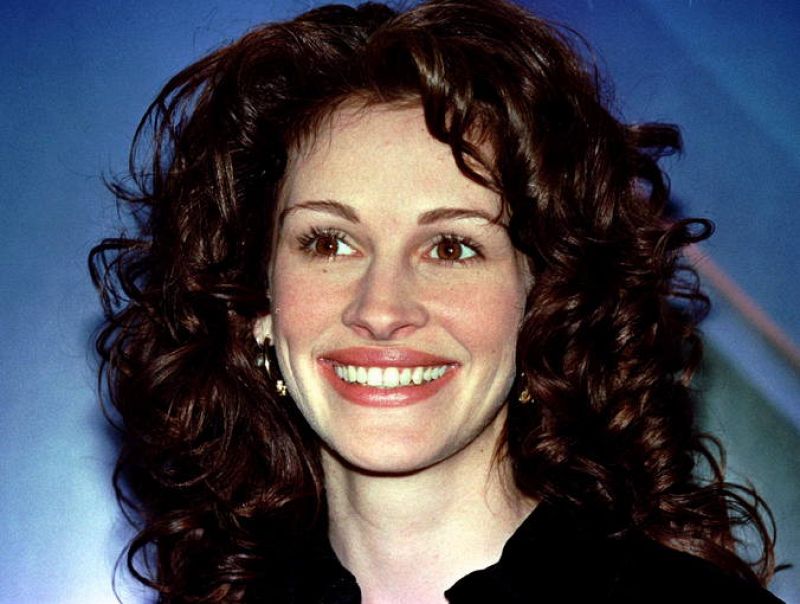 Julia Roberts en el festival de Berlín, en 1997
