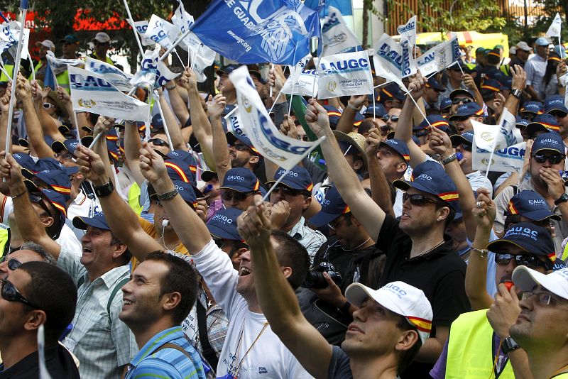 MANIFESTACIÓN CONVOCADA POR LAS ASOCIACIONES DE GUARDIAS CIVILES