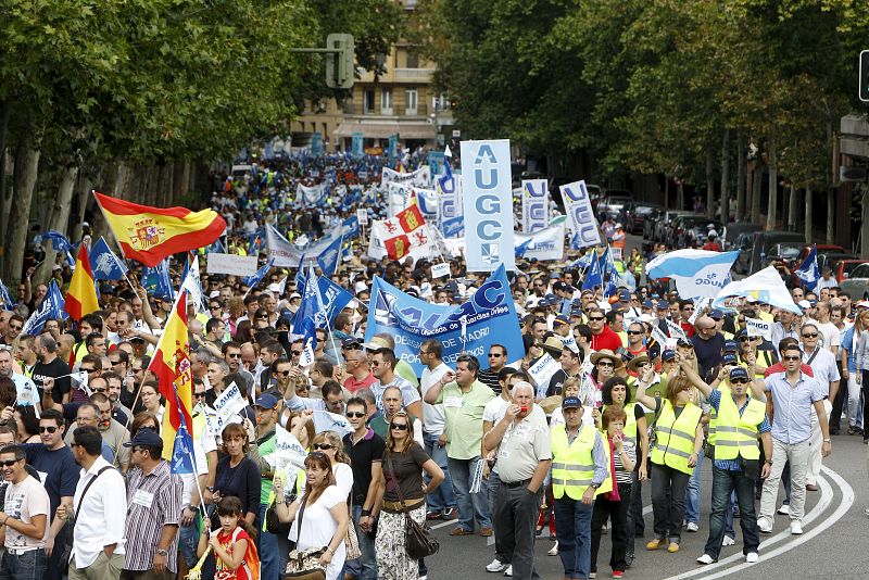 MANIFESTACIÓN CONVOCADA POR LAS ASOCIACIONES DE GUARDIAS CIVILES