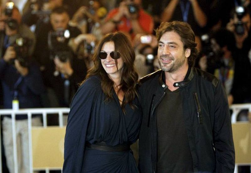 JULIA ROBERTS Y JAVIER BARDEM EN EL FESTIVAL DE CINE DE SAN SEBASTIÁN