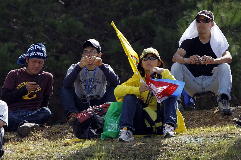 Valentino Rossi cuenta con muchos admiradores en Japón.