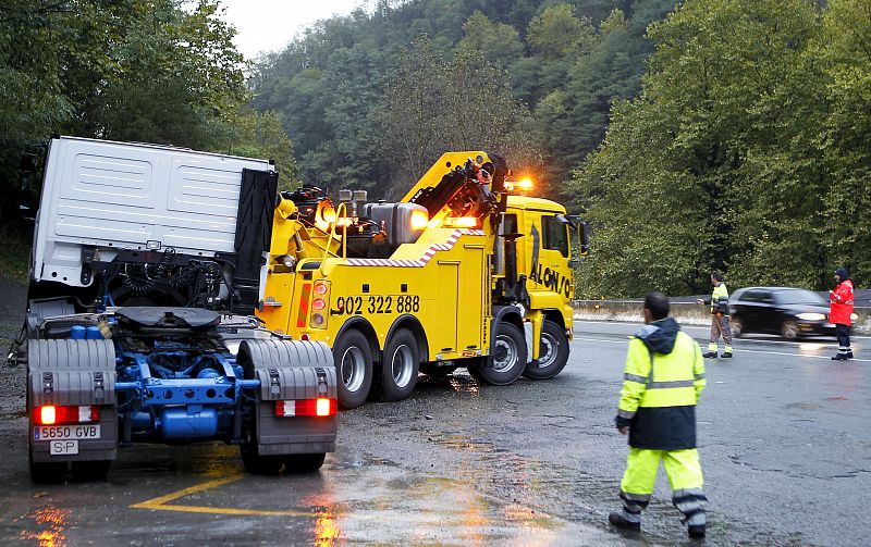 Accidente de tráfico a causa del viento