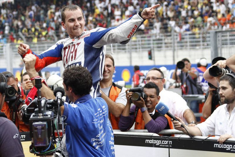 Con sólo 23 años, Jorge Lorenzo es el campeón del mundo de MotoGP.