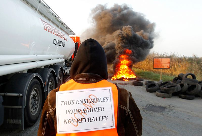 Paro indefinido en Francia