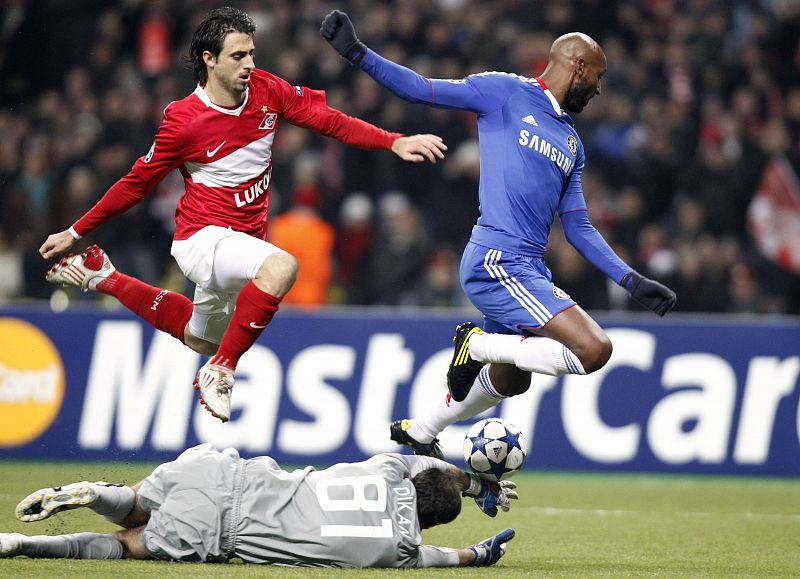 Nicolas Anelka, autor del segundo gol del Chelsea.