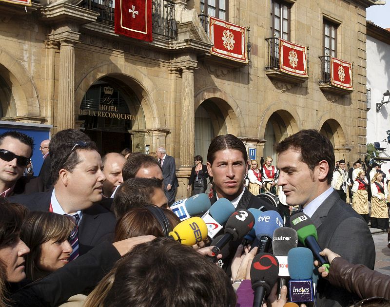LLEGADA JUGADORES DE LA SELECCIÓN ESPAÑOLA DE FÚTBOL