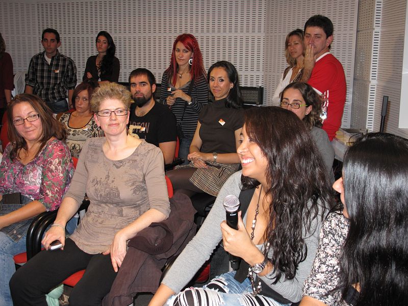 Juanes, durante el encuentro con fans en RTVE.es