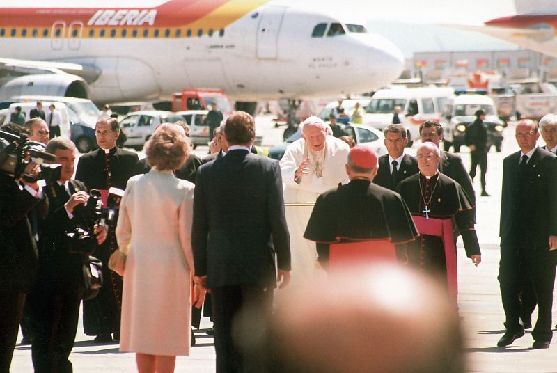 Juan Pablo II visita Madrid en mayo de 2003