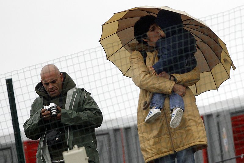 La lluvia ha caído incesantemente sobre el circuito de Estoril