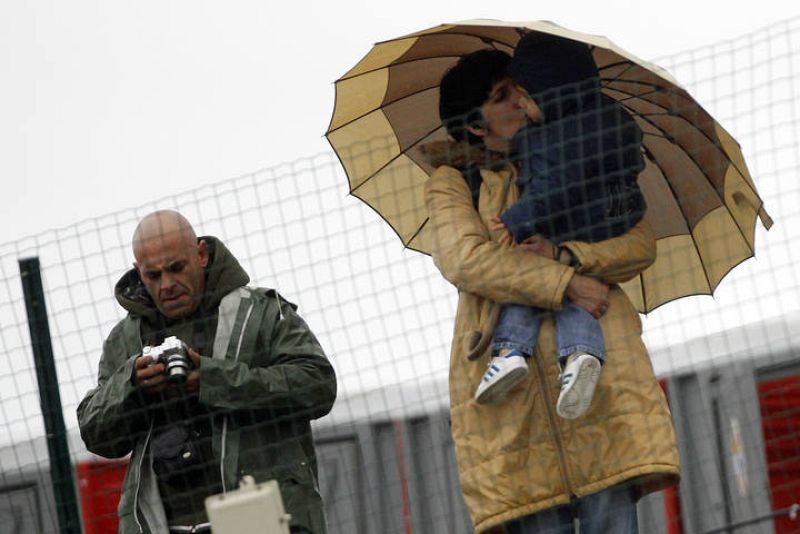 La lluvia ha caído incesantemente sobre el circuito de Estoril