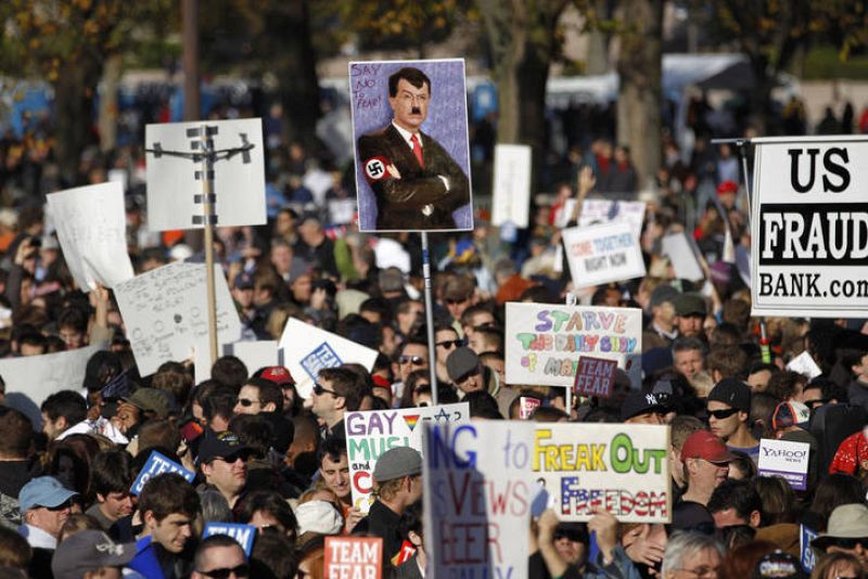 Esta marcha llega en la recta final de la campaña electoral para las legislativas. 