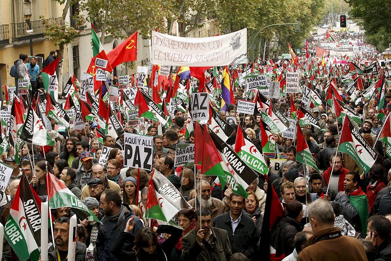 SÁHARA OCCIDENTAL-PROTESTAS/MADRID