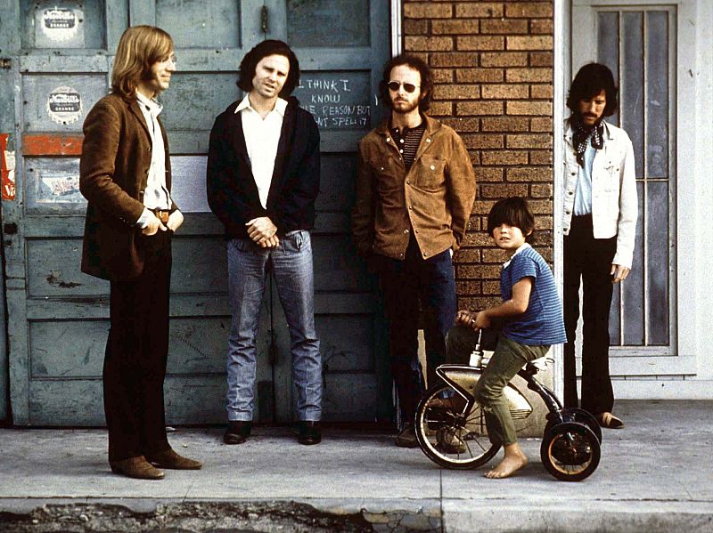 UNDATED PUBLICITY PHOTO -  Members of the music group "The Doors" are shown in this undated publicit..