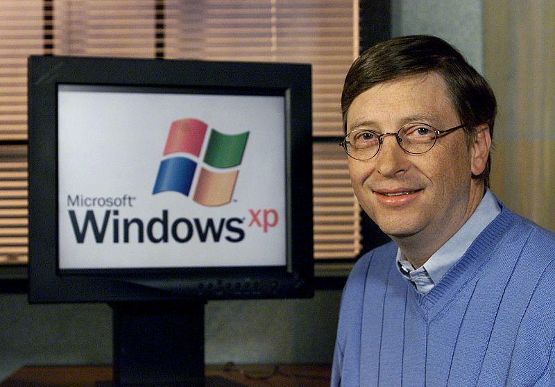 2001 - En Febrero se lanza Windows XP, anteriormente llamado 'Whistler'.