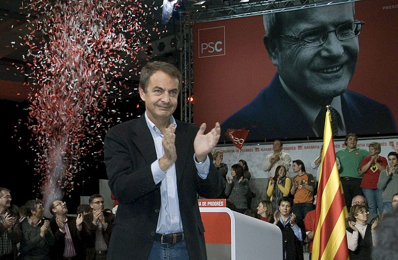 José Luis Rodríguez Zapatero ha criticado que Artur Mas no quiere debatir con Montilla y ha cargado contra que CiU y el PP utilicen la inmigración electoralmente.