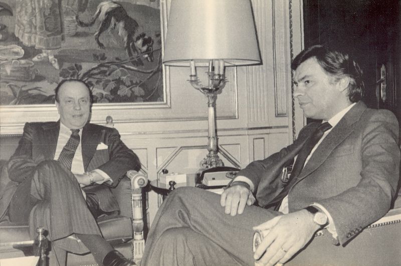 Manuel Fraga y Felipe González