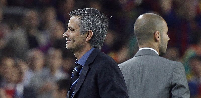 José Mourinho y Josep Guardiola encarnan dos maneras muy diferentes de ser entrenadores.