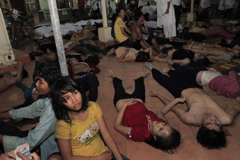 La mayoría de las víctimas han muerto por aplastamiento o ahogadas. 