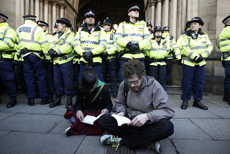 En la ciudad de Manchester también ha habido protestas.