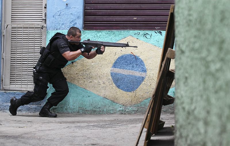 La operación policial se ha desarrollado en las barriadas más pobres de Río de Janeiro.