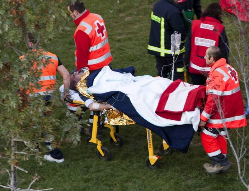 Los heridos han sido trasladados a diferentes hospitales de la zona. 