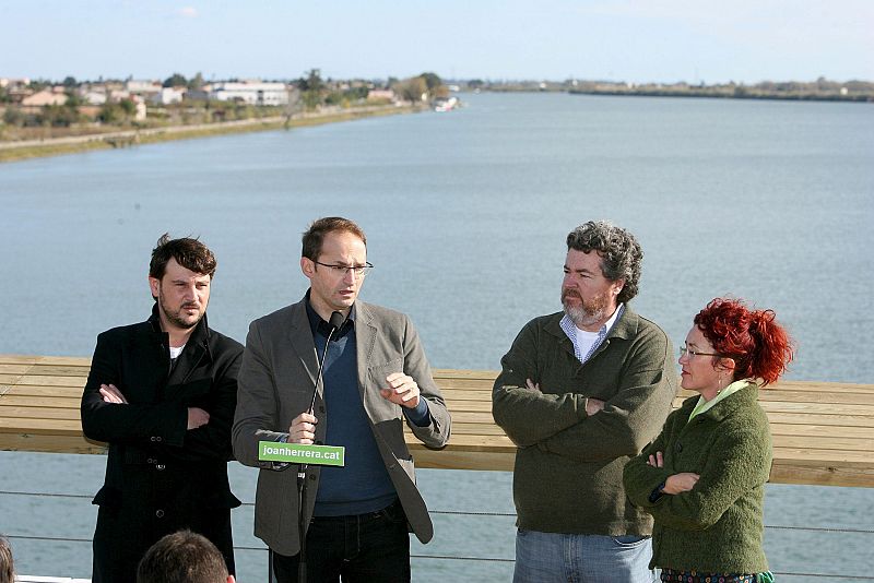 HERRERA APELA AL VOTO ECOLOGISTA EN EL EBRO ANTE UNA "DERECHA IRRESPONSABLE"