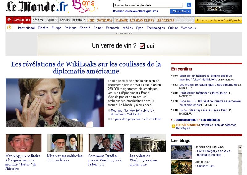 La nueva revelación de documentos secretos incluye miles de cables diplomáticos que reportan acusaciones de corrupción contra políticos en Rusia, Afganistán y otros países de Asia Centra