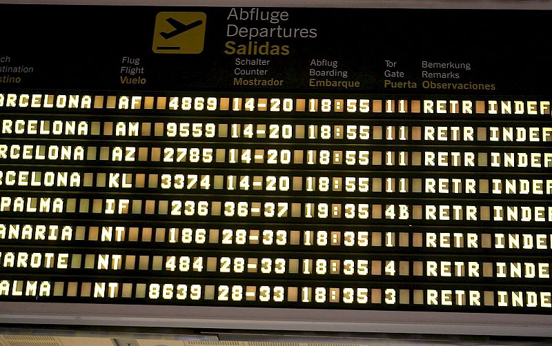 CIERRE DE AEROPUERTOS ESPAÑOLES