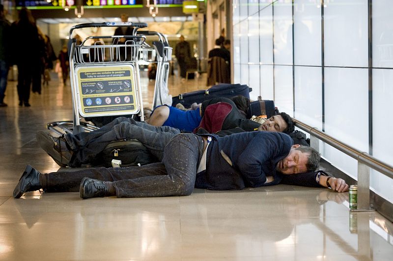 Duermen en Barajas