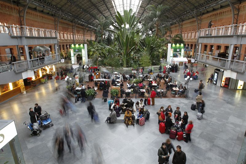 INCREMENTO DE LA ACTIVIDAD EN LA ESTACIÓN DE ATOCHA