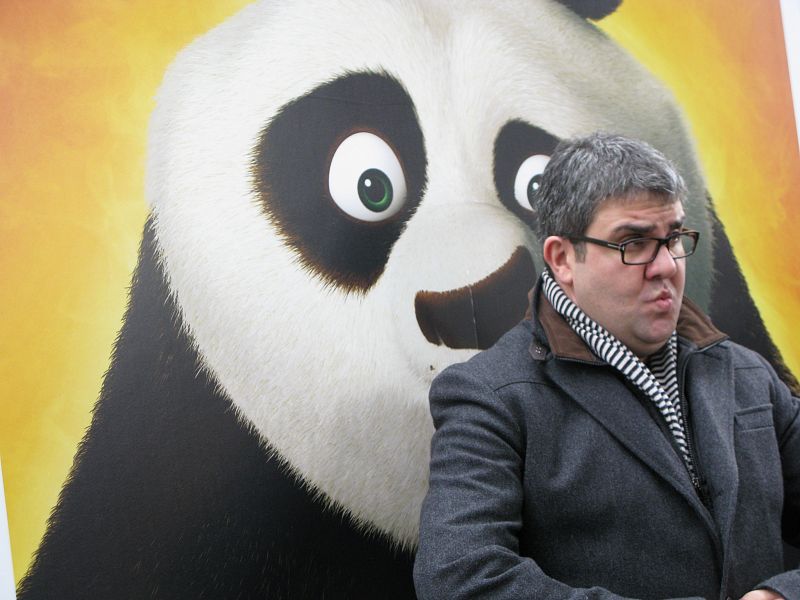 El padrino de los pandas imita la imagen de presentación de la segunda parte de Kung Fu Panda