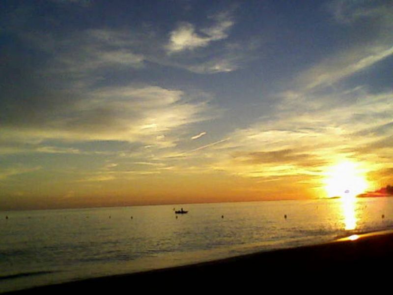 Atardecer en el Mar Mediterráneo