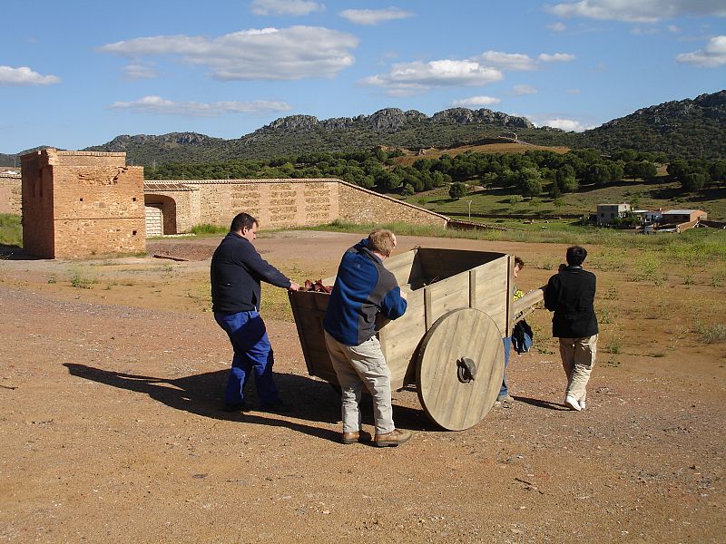 El carro con mercurio toma el camino de Sevilla