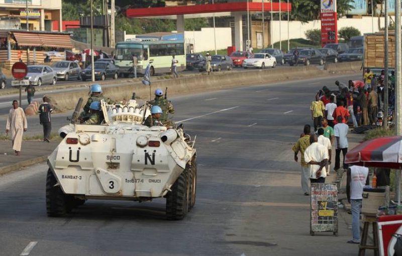 Los cascos azules de la ONU han sufrido varios ataques en el último mes debido a las disputas electorales. 