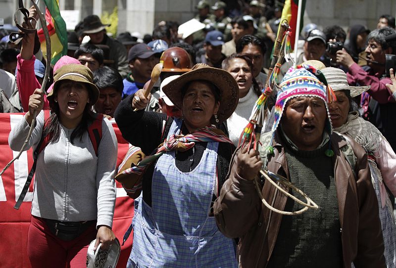 Las manifestaciones han recorrido varias ciudades bolivianas