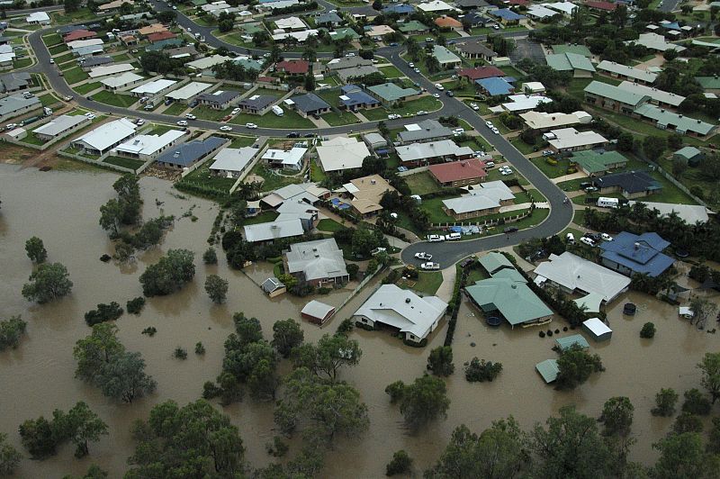 Afectados por las inundaciones en Australia unos 8.000 residentes de Queensland