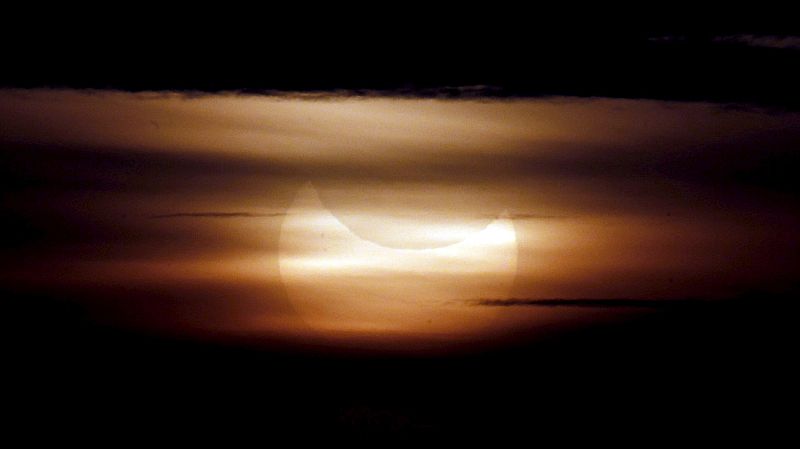 En España la Luna ha ocultado el 60% del Sol