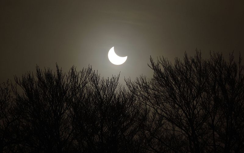 En Eslovenia los cielos estaban más despejados y se ha podido ver mejor