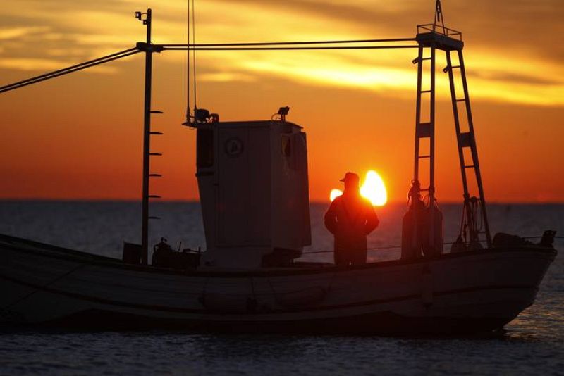 Desde el mar malagueño se ha podido ver un amanecer así de espectacular