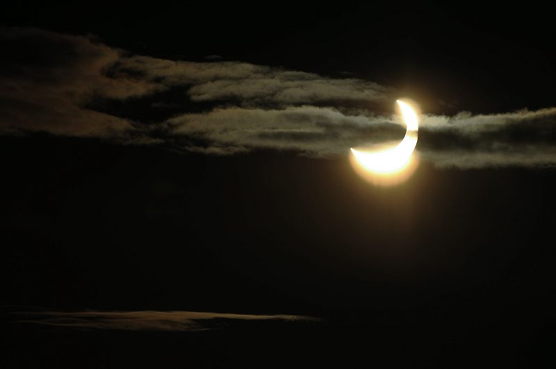 La ciudad sueca de Estocolmo ha sido uno de los lugares donde se ha podido observar el eclipse de Sol con mayor nitidez