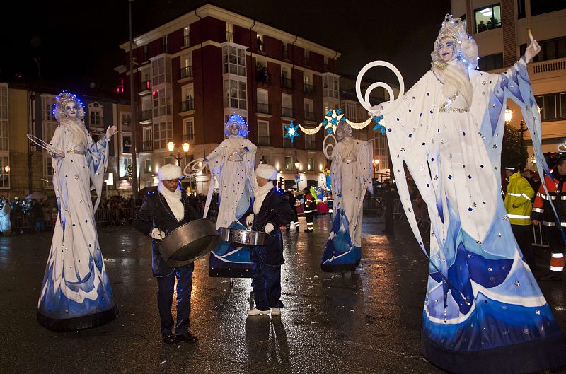 The annual Epiphany parade makes its way through central Burgos