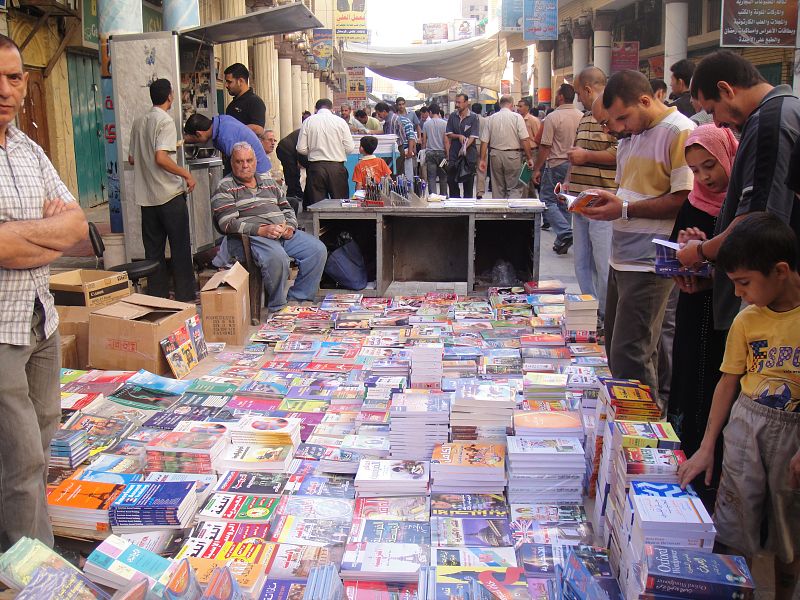 Calle de los libreros en Bagdad