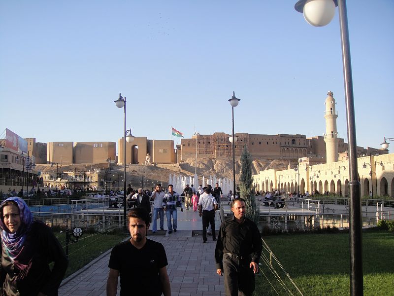 Plaza central de Erbil