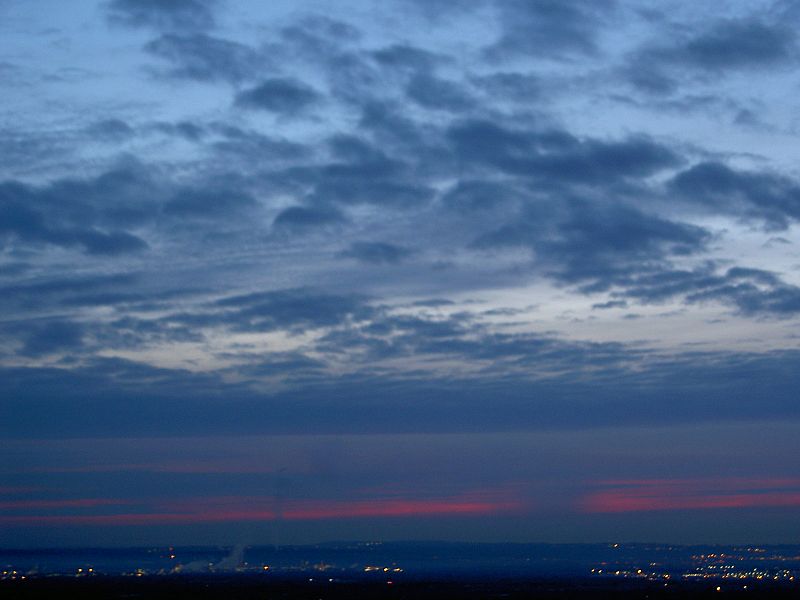 Nubes rosas en Tarragona