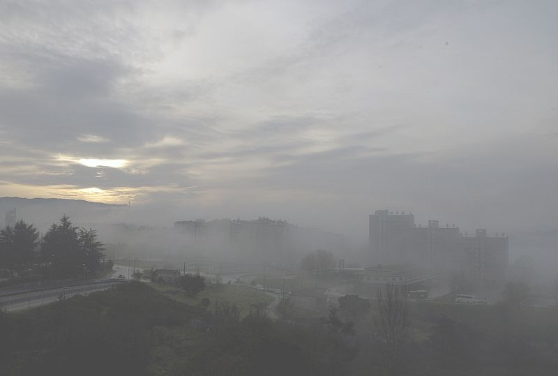 Niebla en Ourense