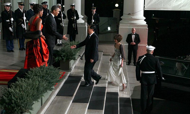 La visita oficial de Hu Jintao a EE.UU. termina con una cena en la Casa Blanca.