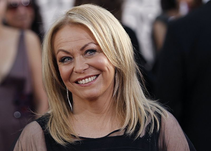 Jacki Weaver nominated for best supporting actress in the film 'Animal Kingdom' arrives at the 68th annual Golden Globe Awards in Beverly Hills